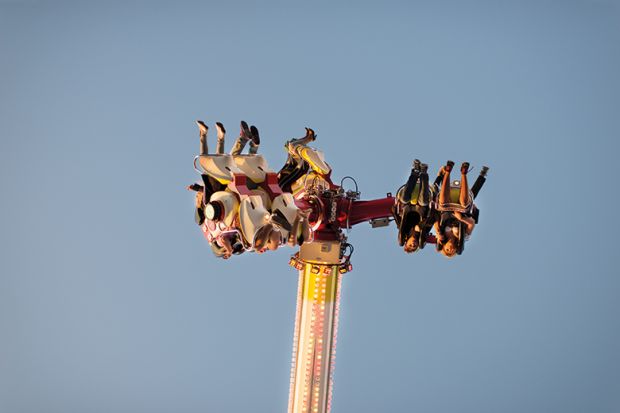 people face upside down ride