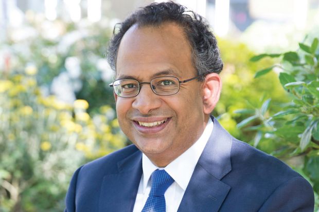 Rama Thirunamachandran, the vice-chancellor of Canterbury Christ Church University