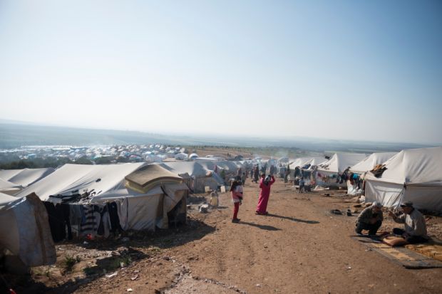 Refugee camp in Syria (2013)