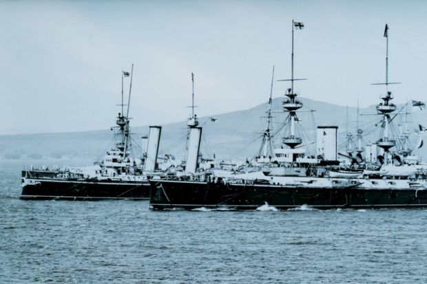 Royal Navy warships HMS Majestic and HMS Blake