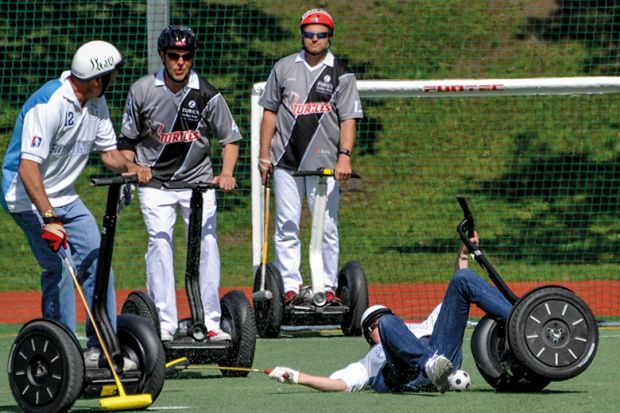 Segway Polo World Cup, Stockholm, 2012, illustrating innovation, THE World Academic Summit