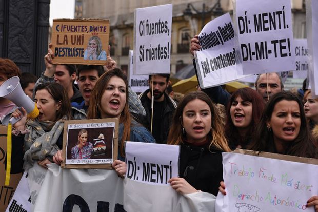 spanish-student-protest