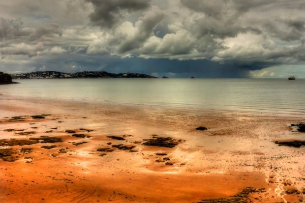 A storm in Torbay
