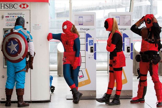 superheroes cash machine