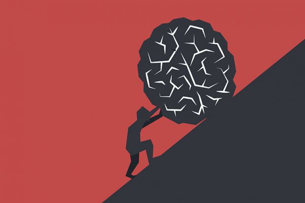 Illustration of Sisyphus