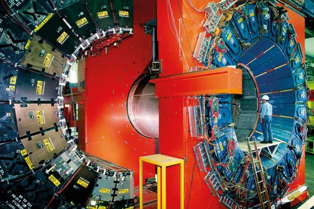 Tevatron particle collider