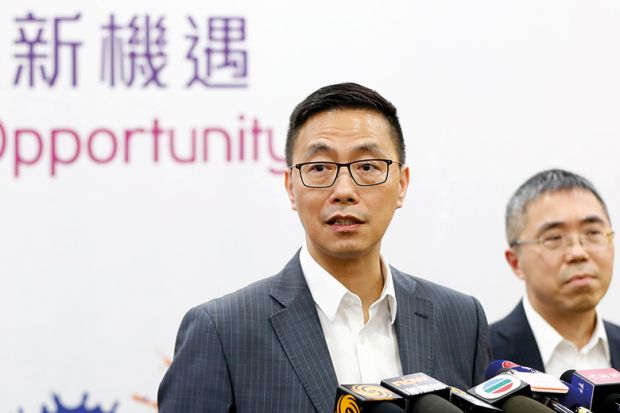 Hong Kong’s secretary for education, Kevin Yeung Yun-hung