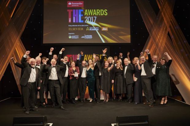Times Higher Education Awards 2017 winners