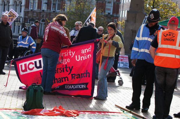 TUC rally and demonstration, Tory Party Conference, Birmingham City Centre