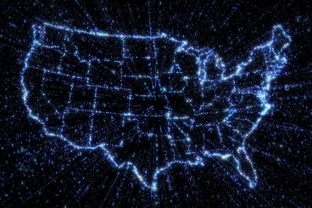 US data map 