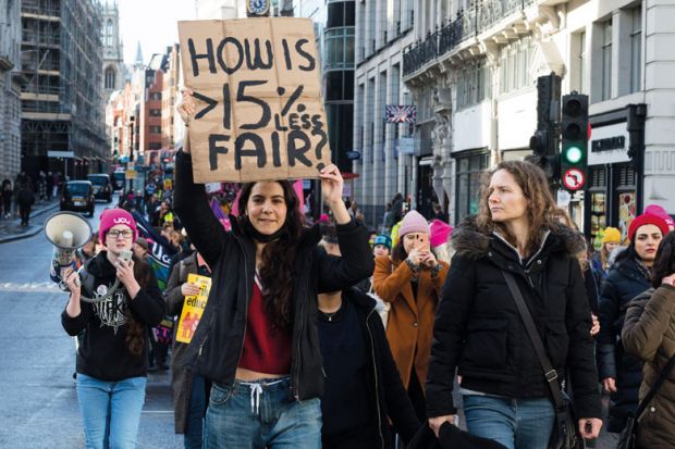 Trade unionists and students march through central London in solidarity with higher education strikes to illustrate Universities must win more funding to boost pay, suggests Ucea chair