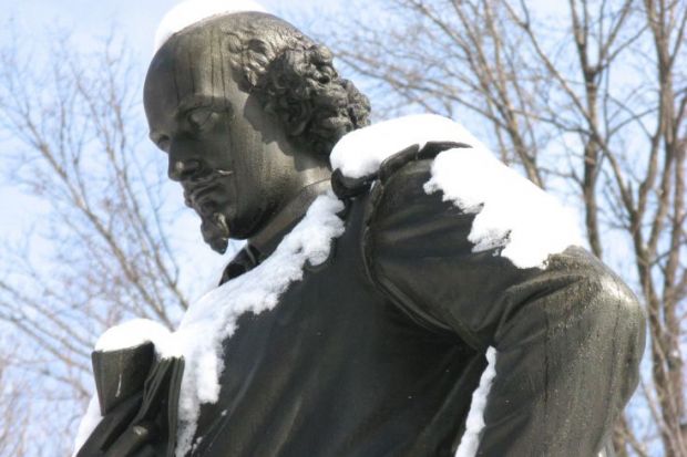 William Shakespeare statue in New York