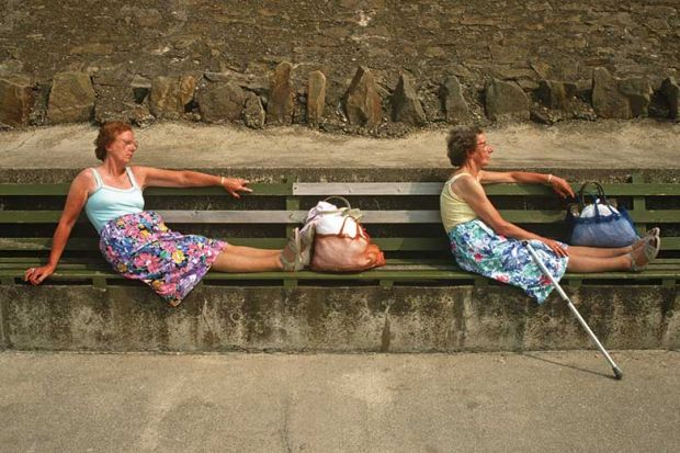 women-on-bench