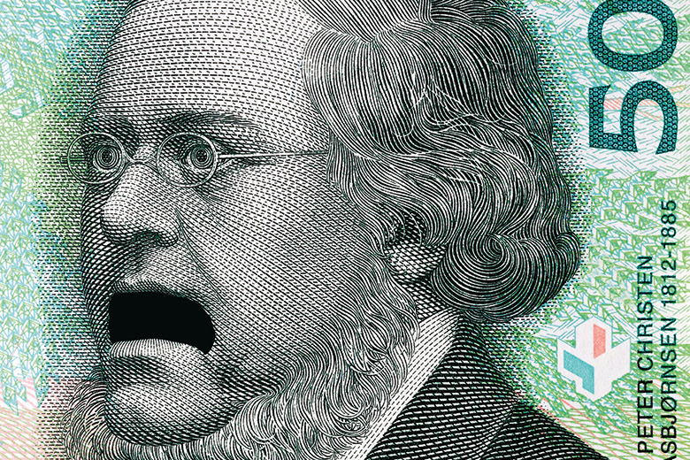 Surprised bank note