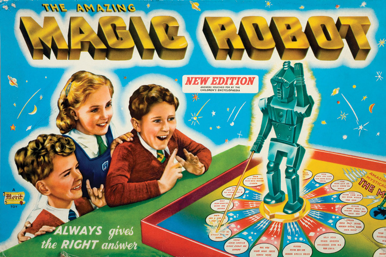 The Amazing Magic Robot board game packaging