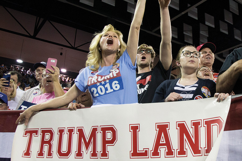 Trump Land supporters